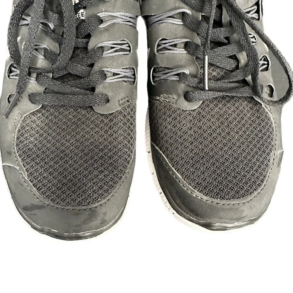 Nike Free Run 5.0 Running Shows Women 6.5 Black Grey White Sneakers - Picture 5 of 11